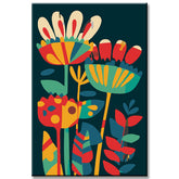 Painting by Numbers Minimalism Art Kiss